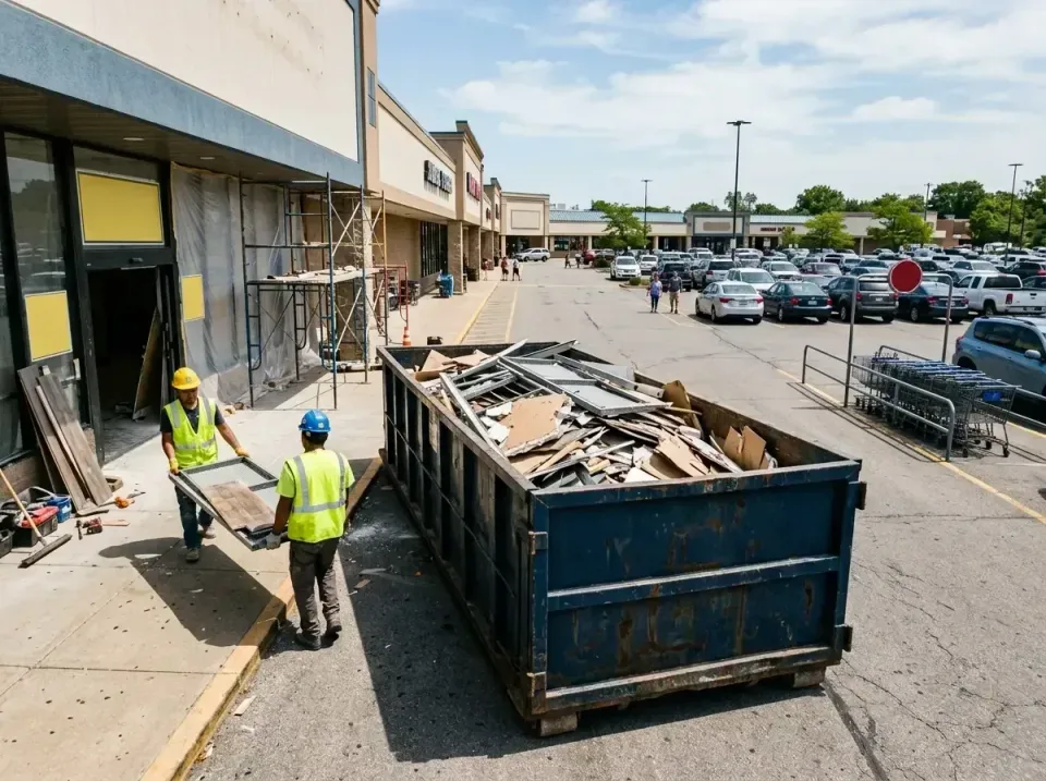 retail-store-renovation-debris-003 — frequently asked questions, Roll-off Dumpster Rentals in Depoe Bay, OR